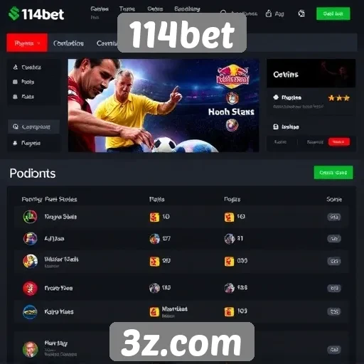 Recursos e funcionalidades do site 114bet